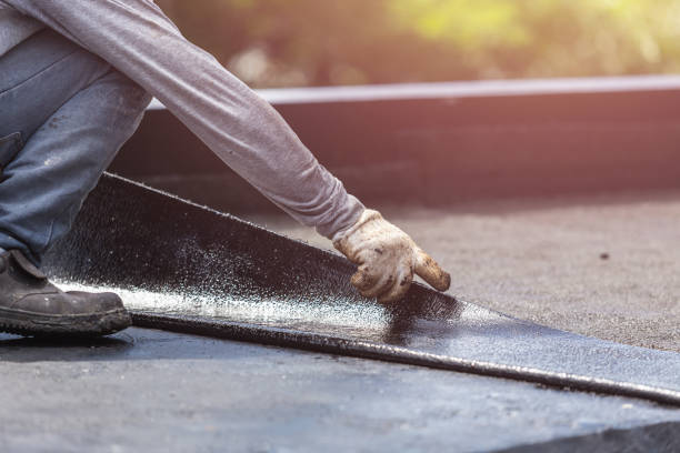 Professional Waterproofing technician working in Hagerstown, IN